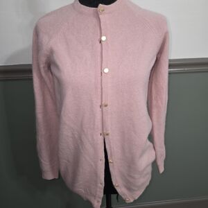 Anne Klein Soft Pink Cardigan Sweater